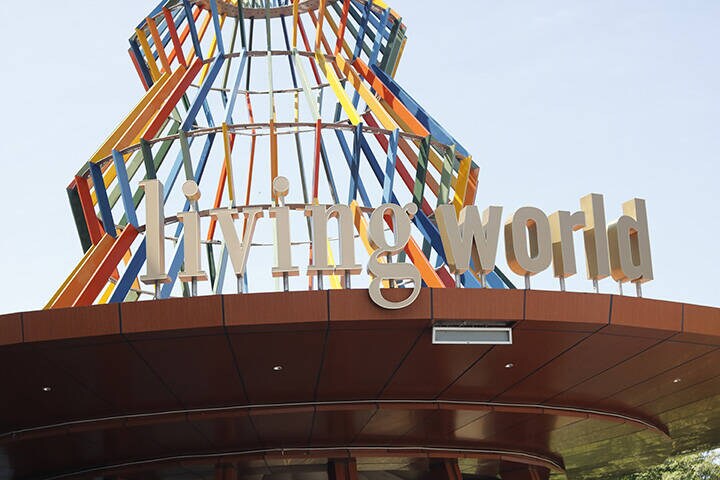 living world mall bali, the newest mall on the island of bali