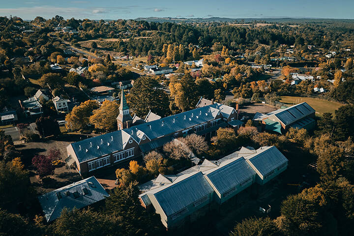 Daylesford from above