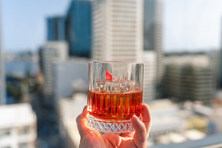 Rooftop bar in perth