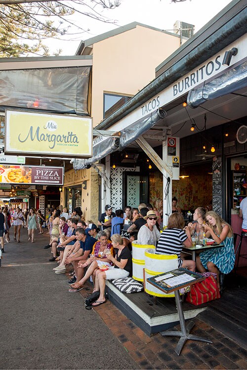 People dining at Miss Margarita, Mexican Cantina in Byron Bay. Credit: Destination NSW