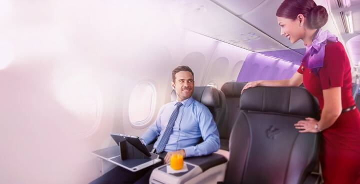 Virgin Australia announces Business Class on all Trans-Tasman and Pacific Island services