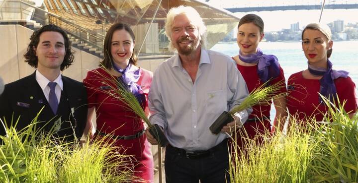 Sir Richard Branson launches Greening Australia and Virgin Australia partnership to help restore the Great Barrier Reef